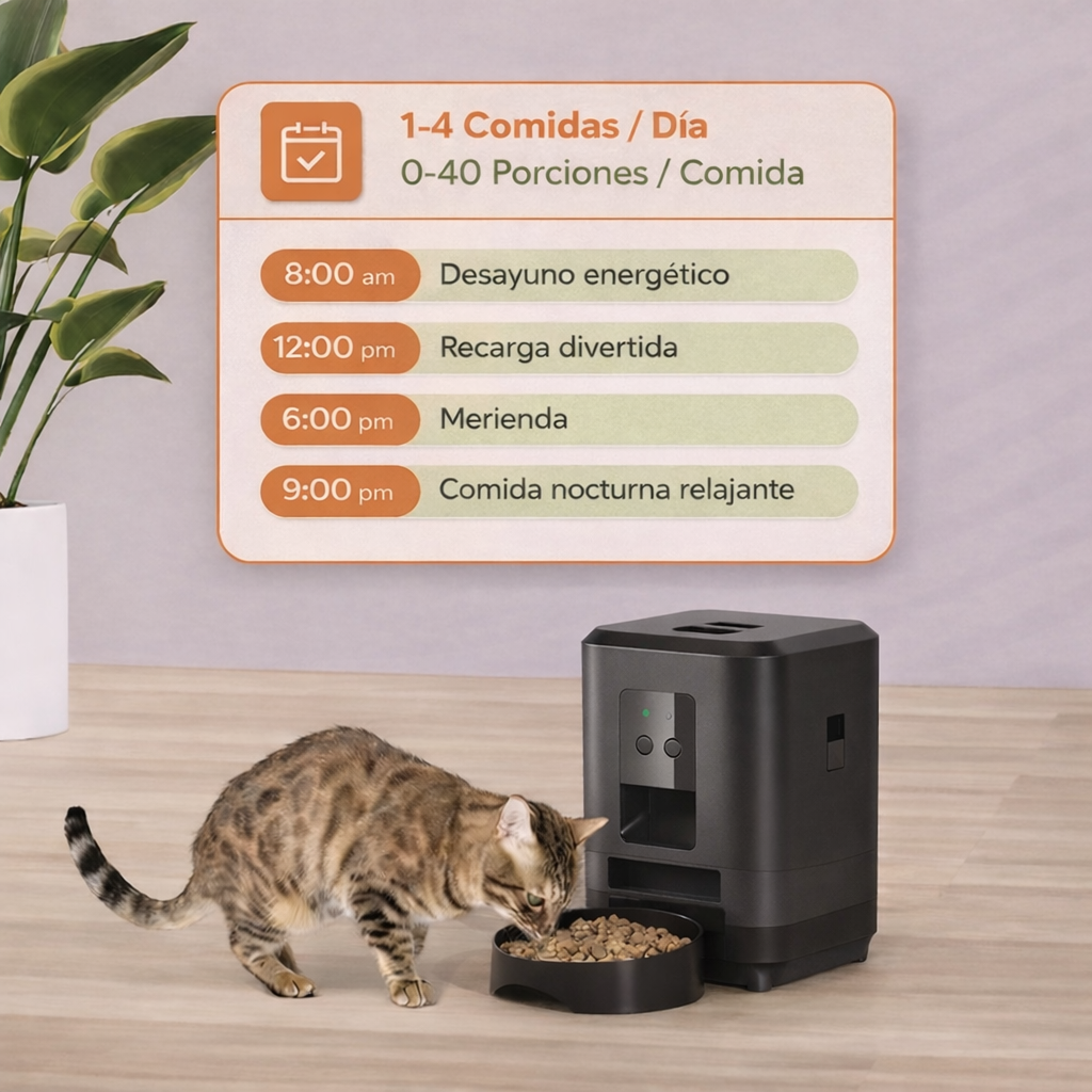 Comedero inteligente para mascotas
