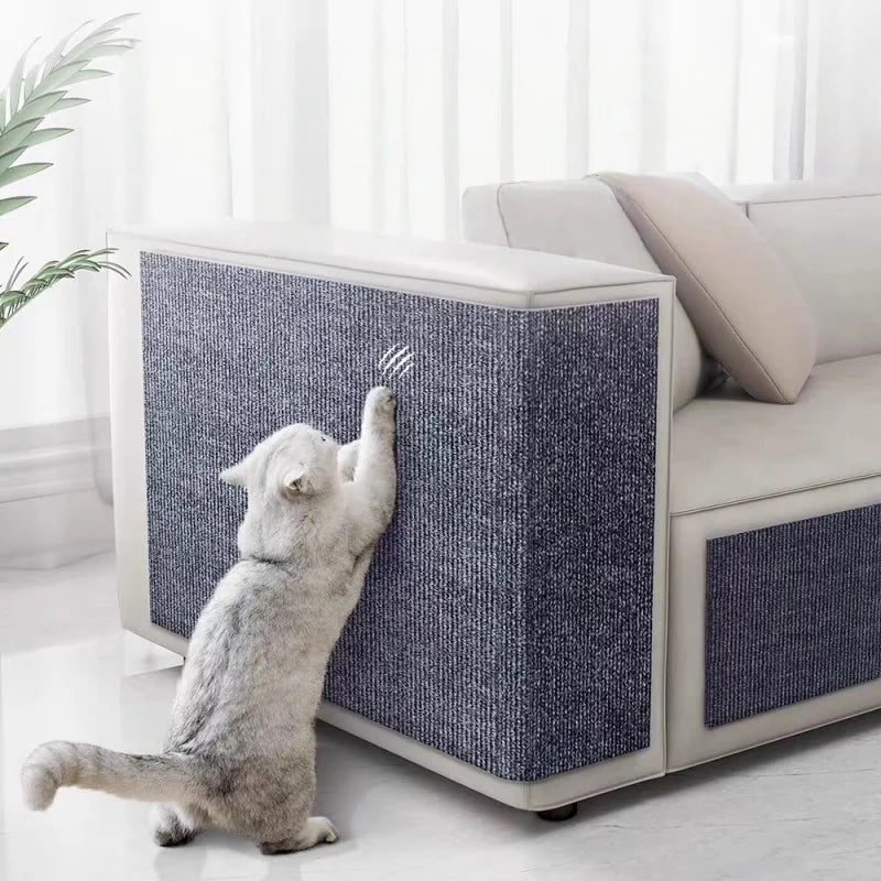 Alfombra Adhesiva Anti-Arañazos para Gatos – Protección para Sofás y Muebles